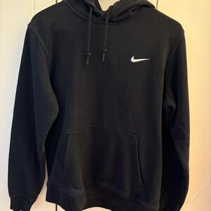 Nike Men's Hoodie in Black with White Logo